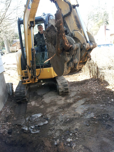 Excavation machine Ashworth Drainage