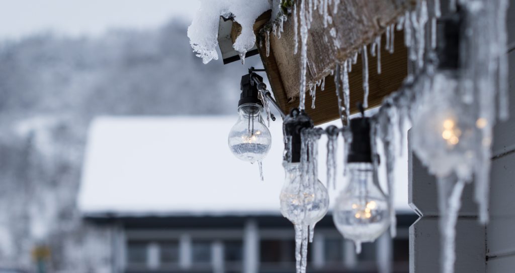 icicles on house