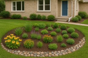 prevent basement leaking with rain garden